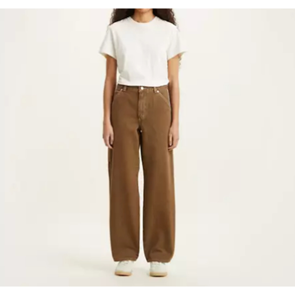 Levi's Premium Brown Dad Utility Jeans Women's Size 26 NWT